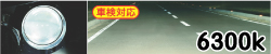 照射イメージ 6300K
