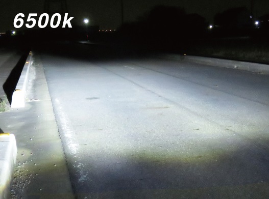 ６５００K　LEDヘッド　色味